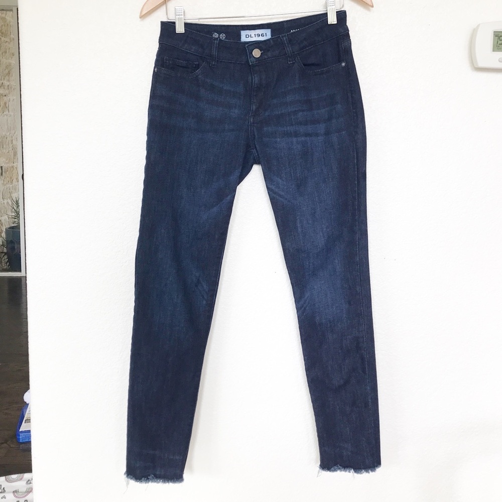 DL1961 Amanda Ankle Skinny Thunderbolt Jeans sz 28 - Picture 3 of 6